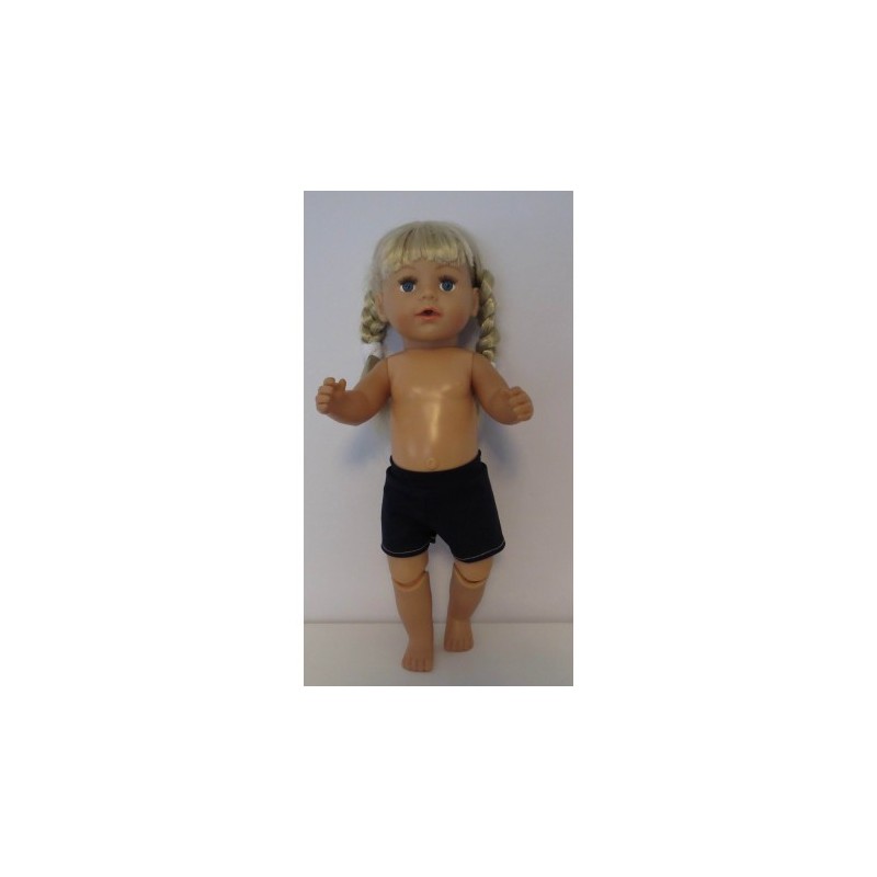 korte broek donker blauw nr 11 baby born 43cm
