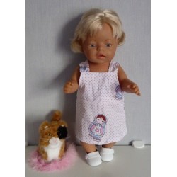 tuinrok matroeska stippen baby born 43cm