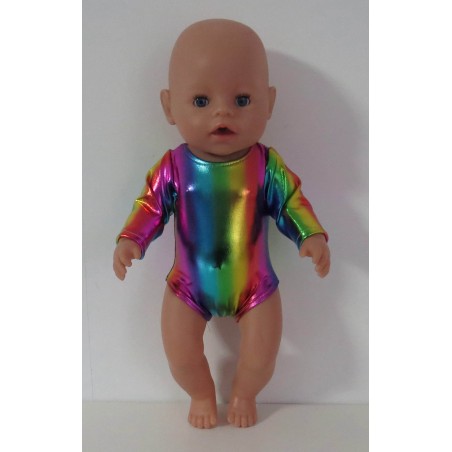 turnpakje gekleurd baby born 43cm