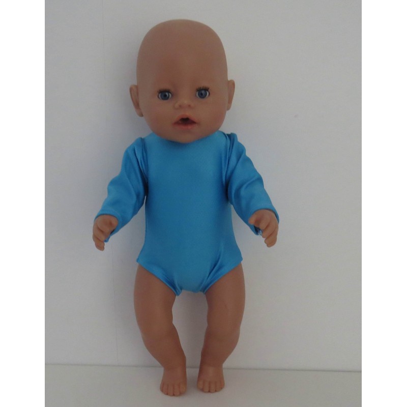 turnpakje blauw baby born 43cm