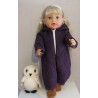 gewateerde winterpak paars baby born 43cm