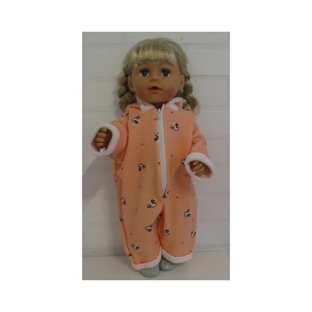 winterpak zalm roze konijnen baby born 43cm