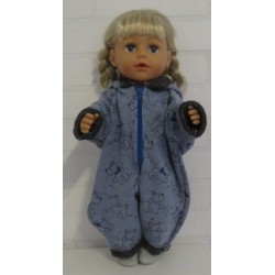 winterpak blauw hond baby born 43cm