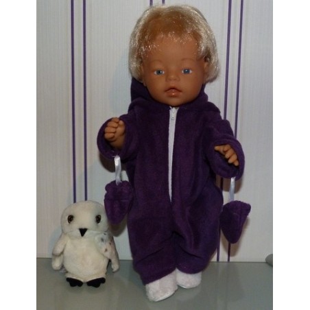 winterpak paars baby born 43cm