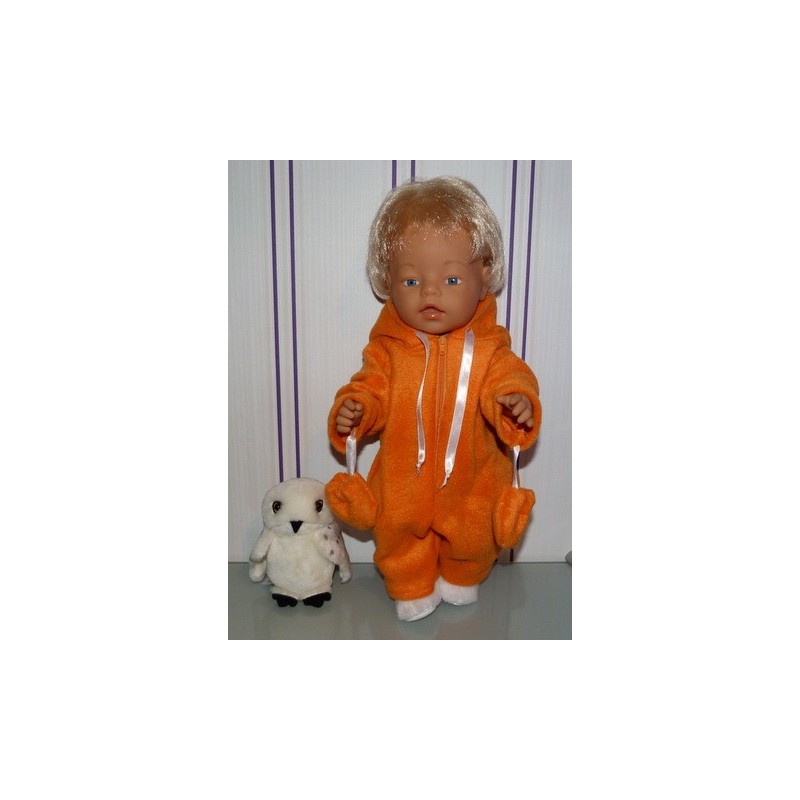 winterpak oranje baby born 43cm