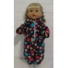 winterpak bruin polka dots baby born 43cm