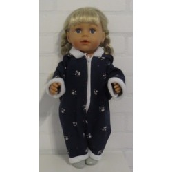 winterpak blauw konijnen baby born 43cm