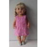 tuinrok roze geruit baby born 43cm