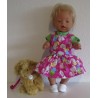 tuinrok hello kitty hard roze baby born 43cm