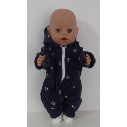 winterpak blauw konijnen baby born 43cm