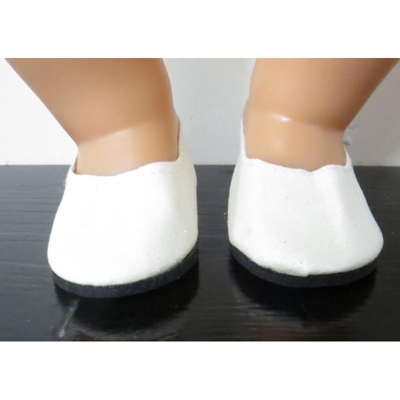 glitter schoentjes wit baby born 43cm