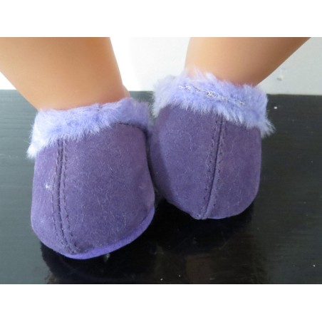 sloffen paars baby born 43cm