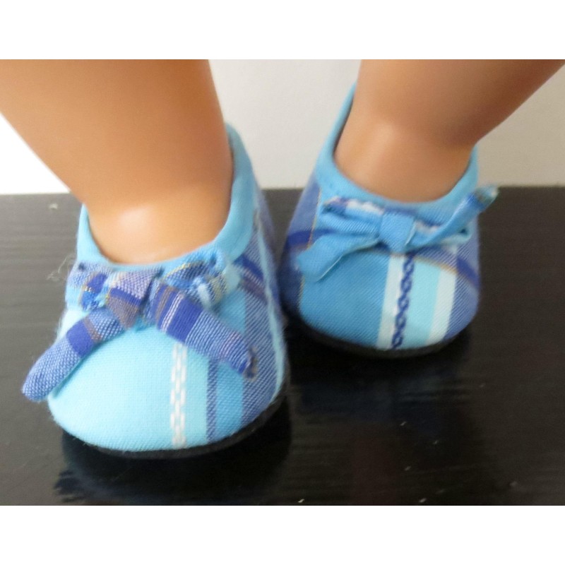 ballerina's blauw baby born 43cm