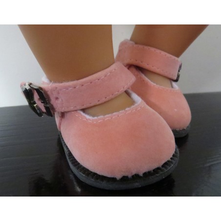 schoentjes roze met vlinder baby born 43cm