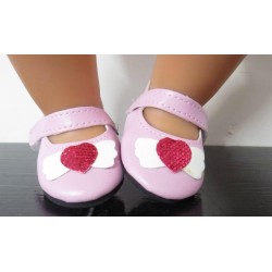 schoentjes roze baby born 43cm