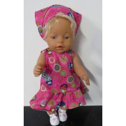 zomersetje matroeska roze baby born 43cm
