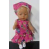 zomersetje matroeska roze baby born 43cm