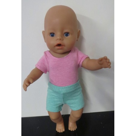 fitness setje kort baby born 43cm