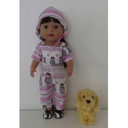 jumpsuit matroeska baby born 43cm