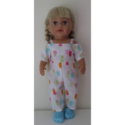 jumpsuit ijsjes baby born 43cm
