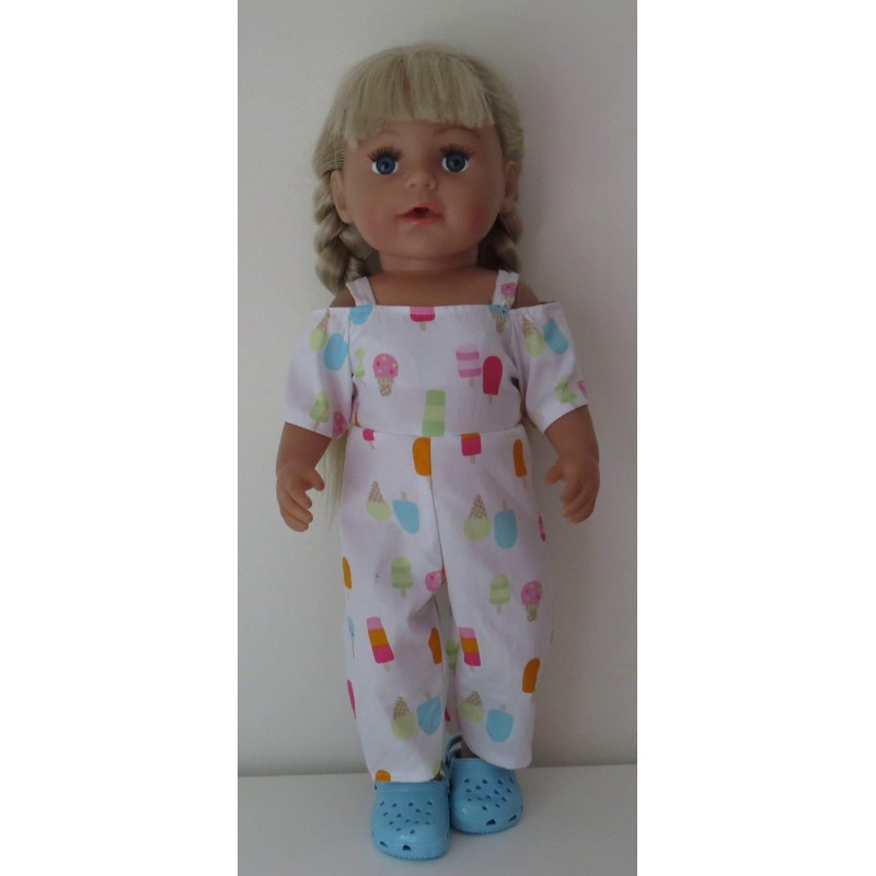 jumpsuit ijsjes baby born 43cm