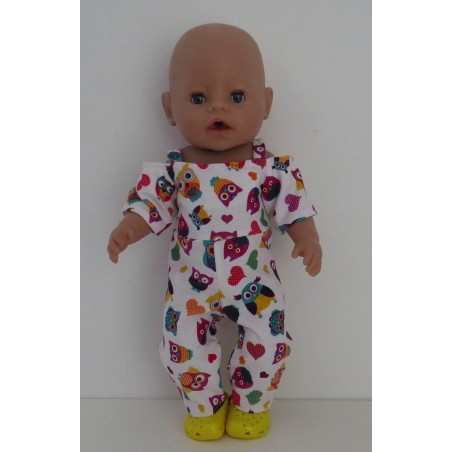 jumpsuit uilen baby born 43cm