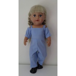 jumpsuit blauw baby born 43cm
