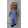 jumpsuit blauw baby born 43cm