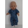 jumpsuit blauw sterren baby born 43cm
