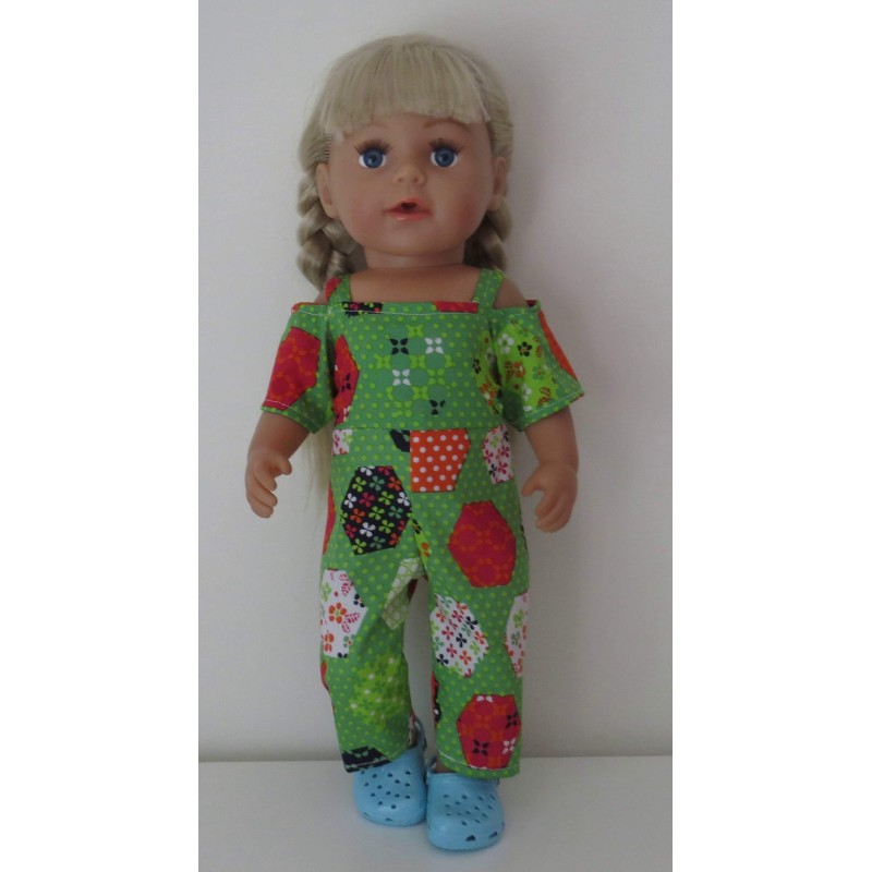 jumpsuit groen baby born 43cm