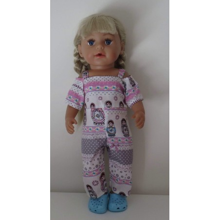 jumpsuit matroeska baby born 43cm