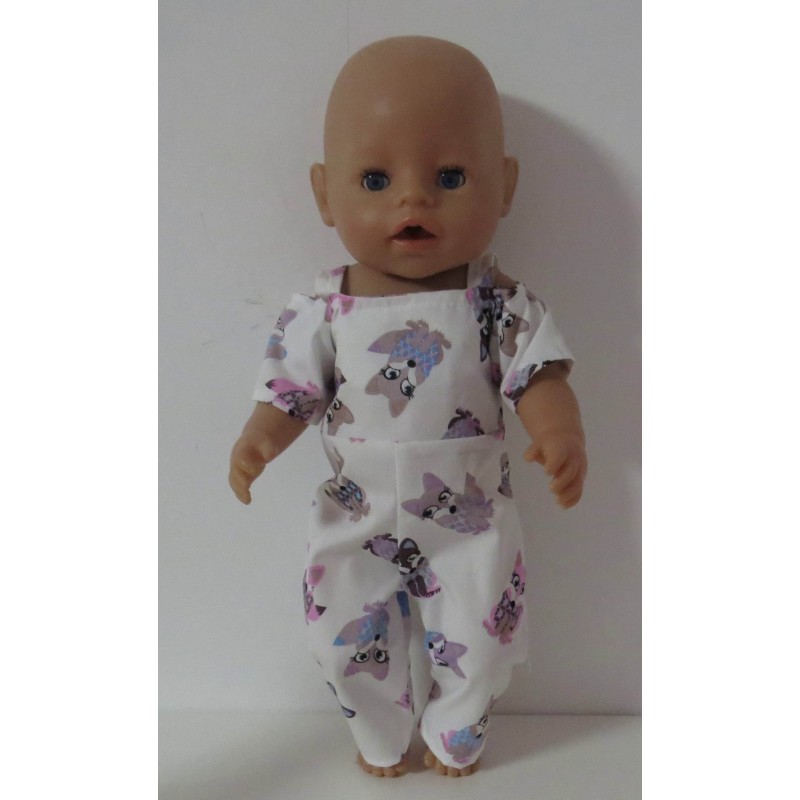 jumpsuit vossen baby born 43cm