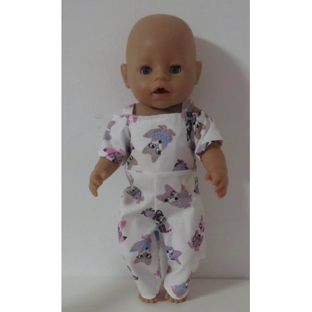 jumpsuit vossen baby born 43cm