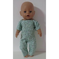 jumpsuit gebloemd baby born 43cm