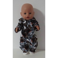 onesie tijgers baby born 43cm