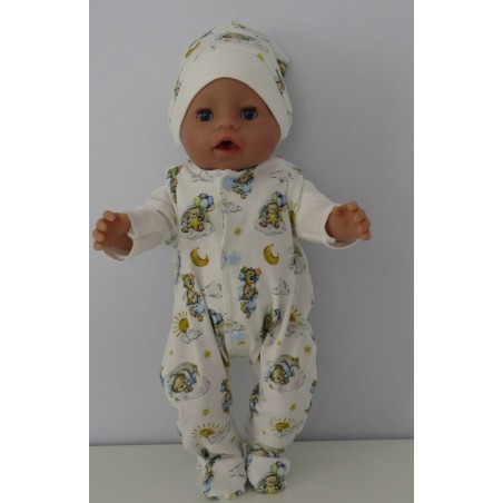 babypak set beer op wolk baby born 43cm