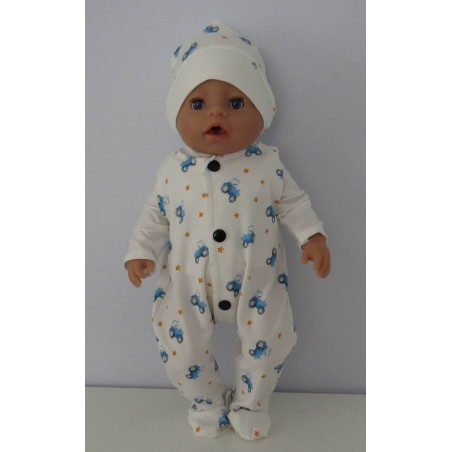 babypak set tractor baby born 43cm