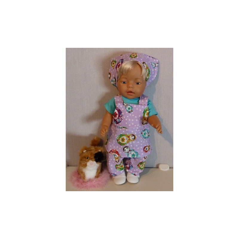 tuinrok setje matroeska baby born 43cm