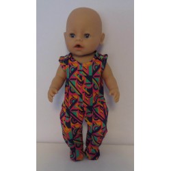 babypak retro paars baby born 43cm