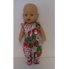 babypak kerst rood baby born 43cm