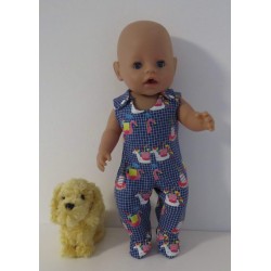 babypak blauw eenhoorns baby born 43cm