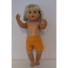 korte broek oranje met sterren baby born 43cm
