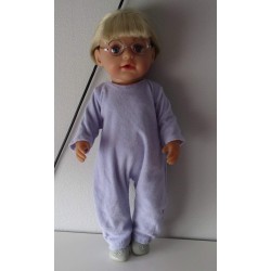 slobpak lila baby born 43cm