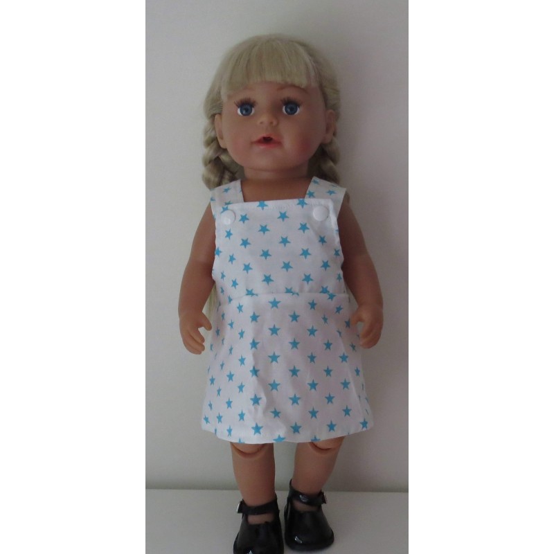 tuinrok met blauwe sterren baby born 43cm