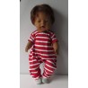 slobpak rood gestreept baby born 43cm