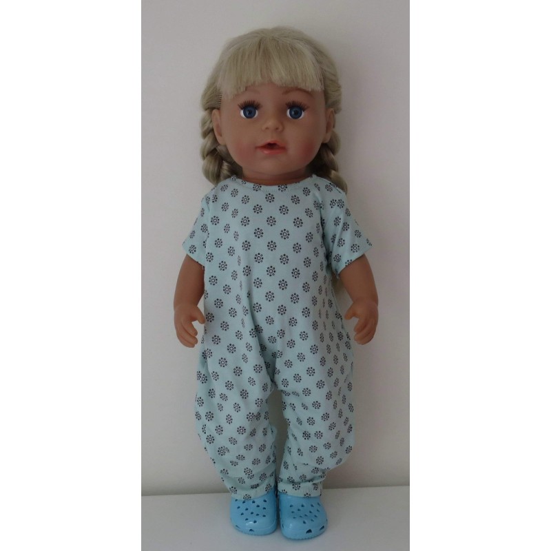 slobpak met zwart baby born 43cm