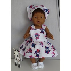 tuinrok paars vossen baby born 43cm