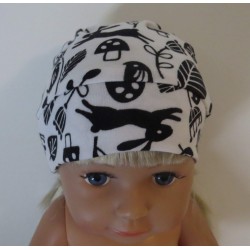 mutsje konijnen zwart baby born 43cm