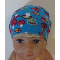 mutsje blauw paddestoelen baby born 43cm