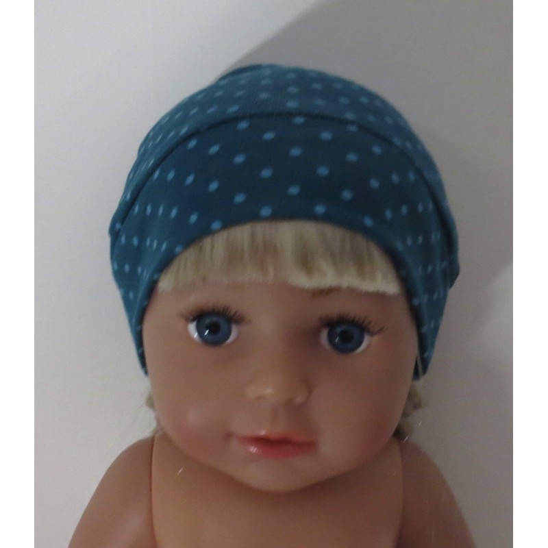 mutsje groen met stippen groen  baby born 43cm